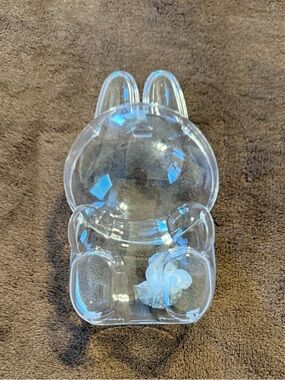 Clear Plastic Bunny Display Case